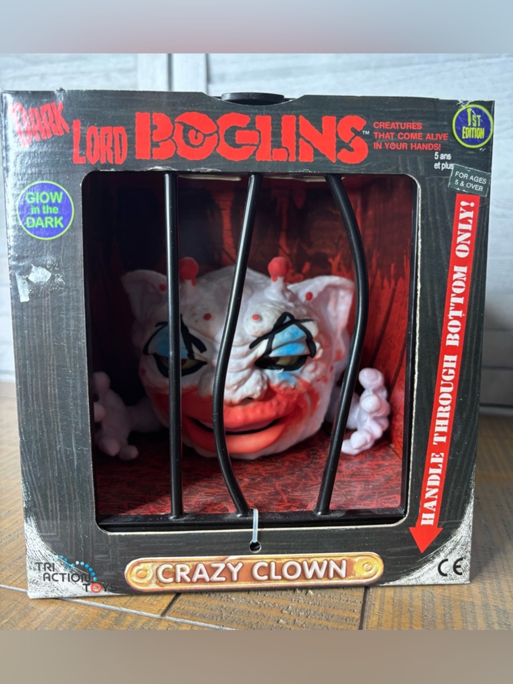 Boglins Dark Lord Crazy Clown 1st Edition Glow In The Dark NIB 2021